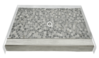 NEBULA – Galaxy-Themed Stone Shower Pan – Celestial Collection Muraflo
