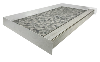 NEBULA – Galaxy-Themed Stone Shower Pan – Celestial Collection Muraflo