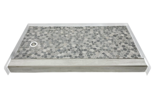 NEBULA – Galaxy-Themed Stone Shower Pan – Celestial Collection Muraflo