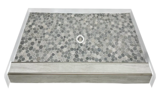 NEBULA – Galaxy-Themed Stone Shower Pan – Celestial Collection Muraflo