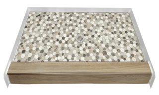 SOLAR FLARE - Vibrant Stone Shower Pan – Celestial Collection - Muraflo