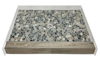 RIVERBED - Natural River Pebble Shower Pan – Castaway Collection by Muraflo (Copy) Muraflo