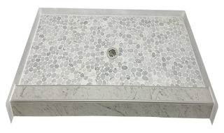 MARBLE STREAM - Classic Marble Pebble Shower Pan – Castaway Collection by Muraflo (Copy) Muraflo