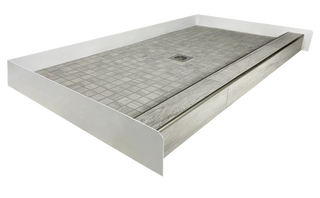 COOL TONES - Modern Gray Ceramic Shower Pan – Soft Stone Collection (Copy) Muraflo